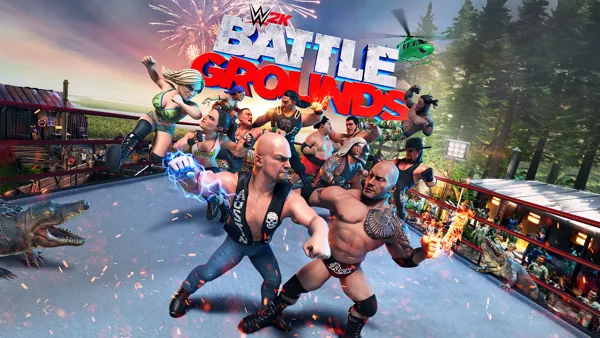 WWE 2K Battlegrounds Nintendo Switch Front Cover