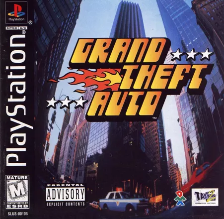Grand Theft Auto PlayStation Front Cover
