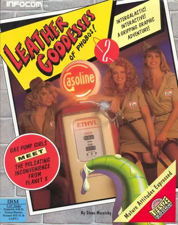 Leather Goddesses of Phobos! 2: Gas Pump Girls Meet the Pulsating Inconvenience from Planet X DOS Front Cover