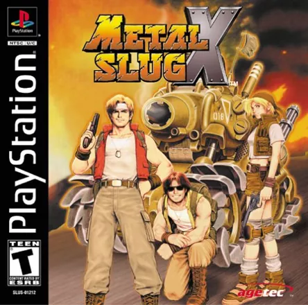Metal Slug X PlayStation Front Cover