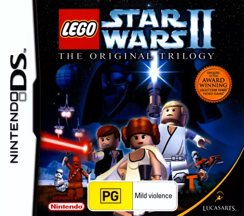 LEGO Star Wars II: The Original Trilogy Nintendo DS Front Cover