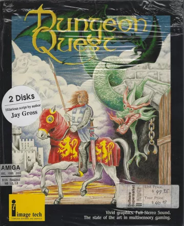 Dungeon Quest Amiga Front Cover