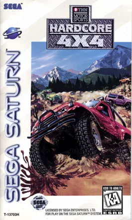 TNN Motor Sports Hardcore 4x4 SEGA Saturn Front Cover