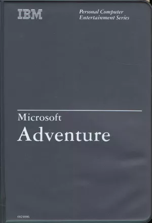 Microsoft Adventure PC Booter Front Cover