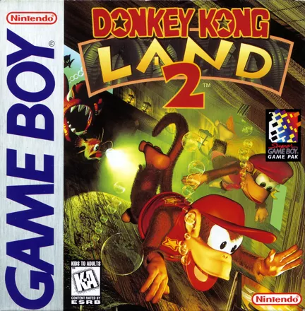 Donkey Kong Land 2 Game Boy Front Cover