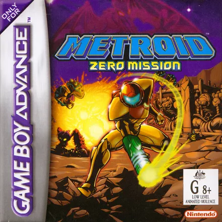 Metroid: Zero Mission Game Boy Advance Front Cover