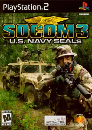 SOCOM 3: U.S. Navy SEALs PlayStation 2 Front Cover
