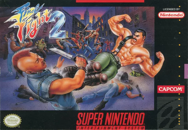 Final Fight 2 SNES Front Cover