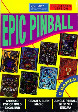Epic Pinball DOS Front Cover