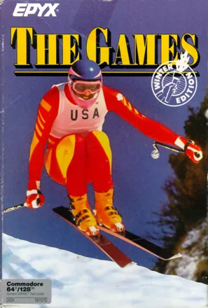 The Games: Winter Edition Commodore 64 Front Cover