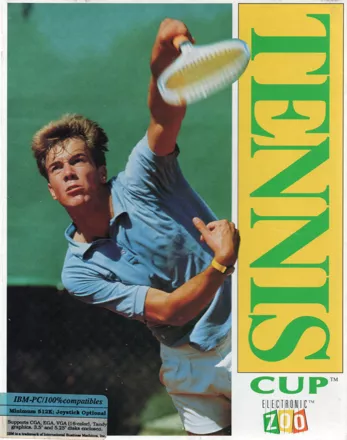Tennis Cup DOS Front Cover