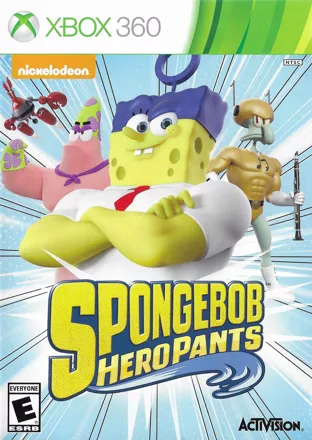 SpongeBob HeroPants Xbox 360 Front Cover