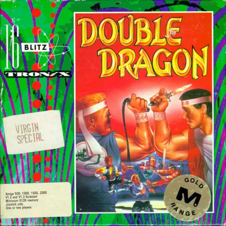Double Dragon Amiga Front Cover