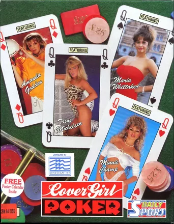 Cover Girl Strip Poker Commodore 64 Front Cover