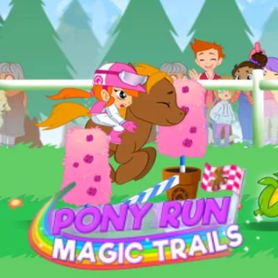Pony Run: Magic Trails Blacknut Front Cover