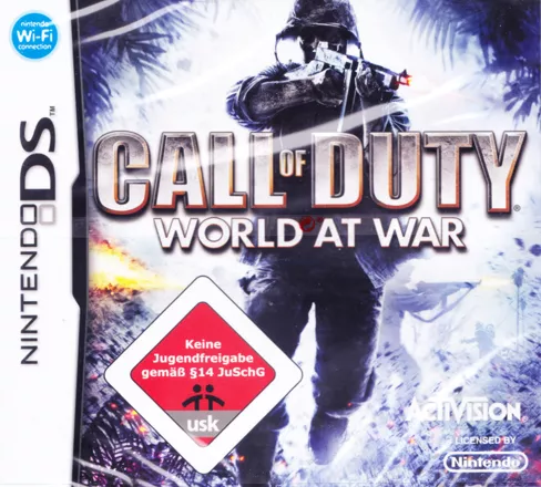 Call of Duty: World at War Nintendo DS Front Cover