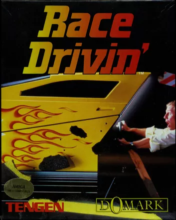 Race Drivin&#x27; Amiga Front Cover