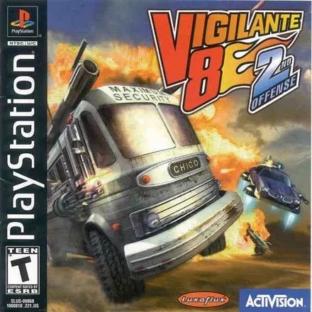 Vigilante 8: 2nd Offense PlayStation Front Cover