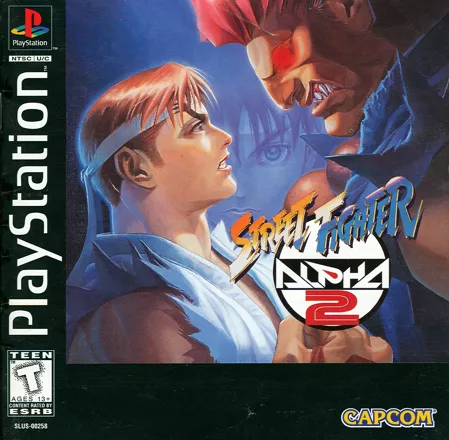 Street Fighter Alpha 2 PlayStation Front Cover
