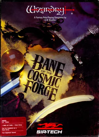 Wizardry: Bane of the Cosmic Forge Amiga Front Cover