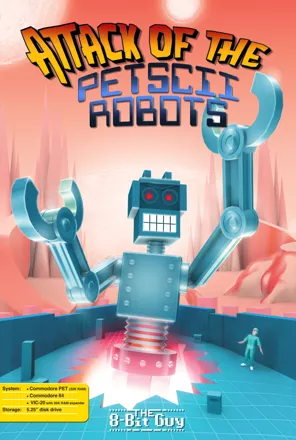 Attack of the Petscii Robots Commodore 64 Front Cover