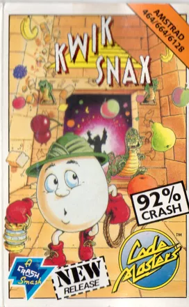 Kwik Snax Amstrad CPC Front Cover