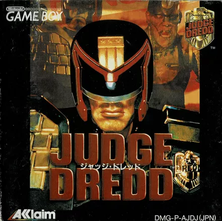 Judge Dredd Game Boy Front Cover