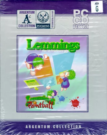 Lemmings for Windows 95 &#x26; Lemmings Paintball Windows Front Cover
