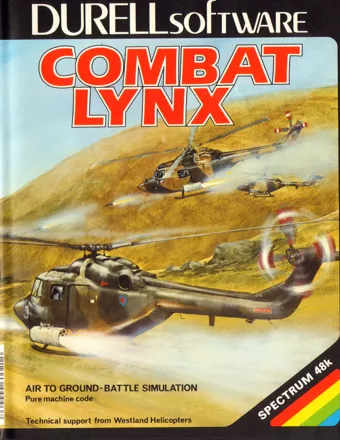 Combat Lynx ZX Spectrum Front Cover