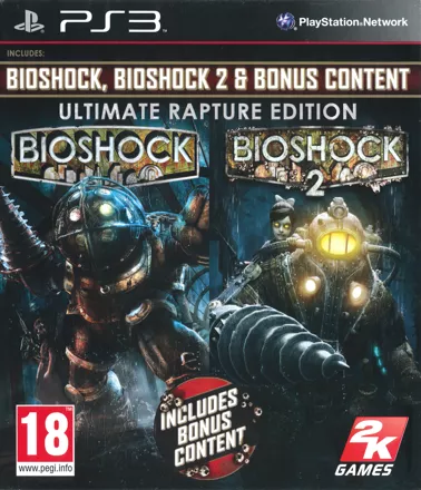 BioShock: Ultimate Rapture Edition PlayStation 3 Front Cover