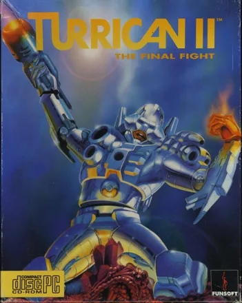 Turrican II: The Final Fight DOS Front Cover