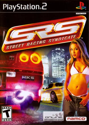 SRS: Street Racing Syndicate PlayStation 2 Front Cover
