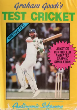 Graham Gooch&#x27;s Test Cricket Amstrad CPC Front Cover