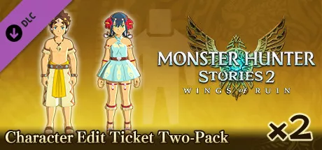 Monster Hunter: Stories 2 - Wings of Ruin: Character Edit Ticket Two-Pack Windows Front Cover
