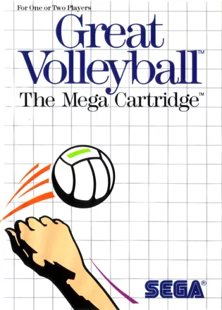 Great Volleyball SEGA Master System Front Cover