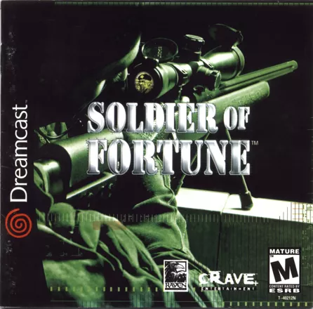 Soldier of Fortune Dreamcast Front Cover