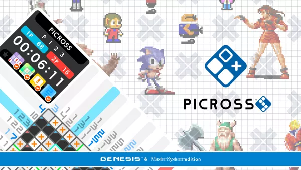 Picross S: Genesis &#x26; Master System edition Nintendo Switch Front Cover