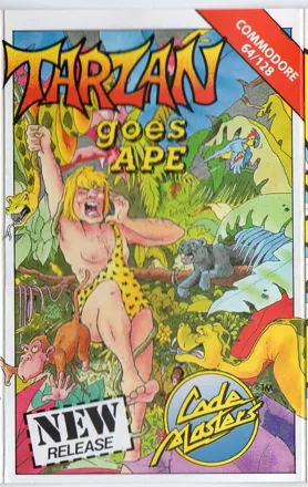 Tarzan Goes Ape! Commodore 64 Front Cover