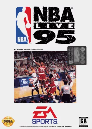 NBA Live 95 Genesis Front Cover