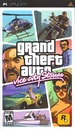 Grand Theft Auto: Vice City Stories PSP Front Cover