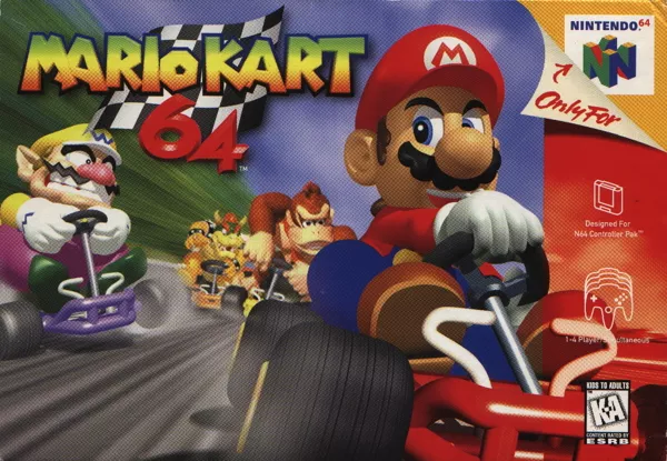 Mario Kart 64 Nintendo 64 Front Cover