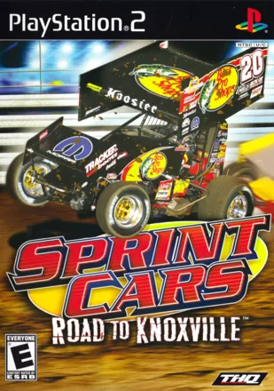 Sprint Cars: Road to Knoxville PlayStation 2 Front Cover