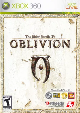 The Elder Scrolls IV: Oblivion Xbox 360 Front Cover