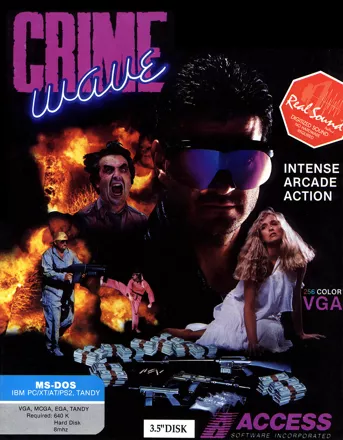Crime Wave DOS Front Cover
