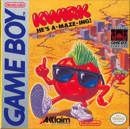 Kwirk Game Boy Front Cover