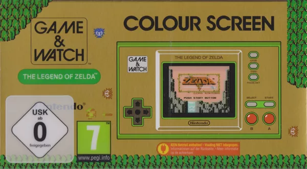 Game &#x26; Watch Color Screen: The Legend of Zelda Dedicated handheld Front Cover