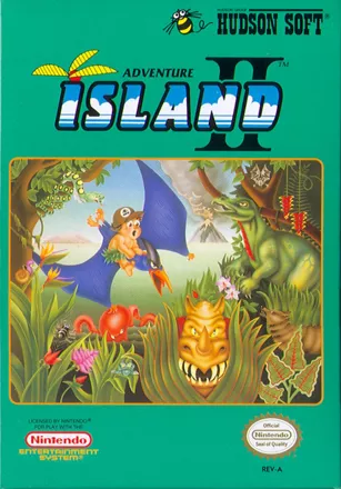 Adventure Island II NES Front Cover