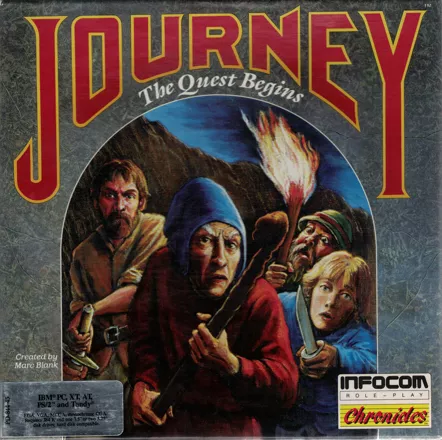 Journey: The Quest Begins DOS Front Cover