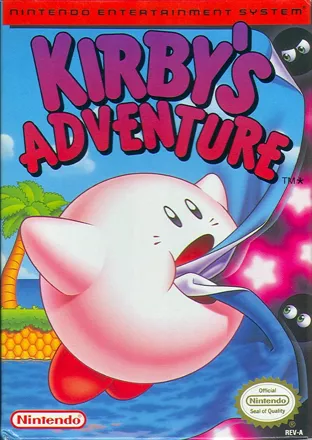 Kirby&#x27;s Adventure NES Front Cover