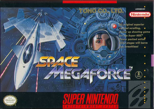 Space Megaforce SNES Front Cover